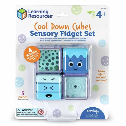 Learning Resources Cool Down Sensory Cubes Set – image 1