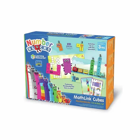 Numberblocks MathLink Cubes 1-10 Activity Set – image 1