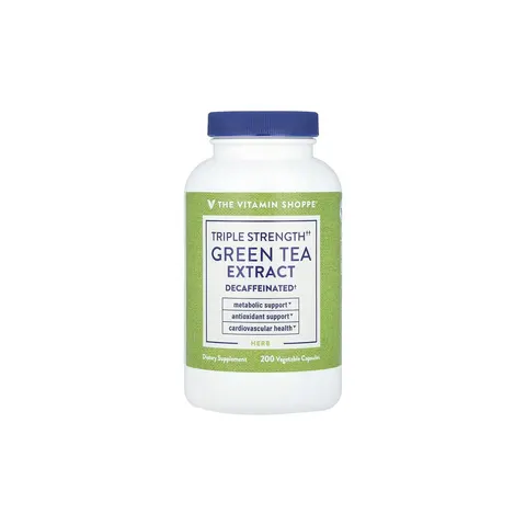 Green Tea Extract, Triple Strength, Decaffeinated – image 1