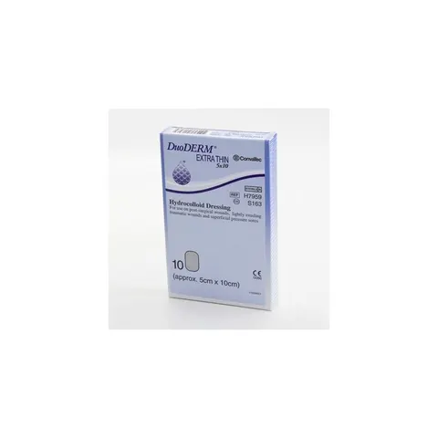 Duo-Derm Extra Thin Dressing - Rectangle 5cm x 10cm 10 Dressings – image 1