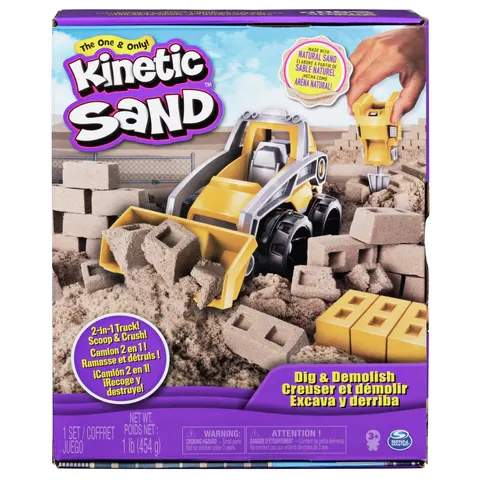 Kinetic Sand Dig and Demolish Set – image 1