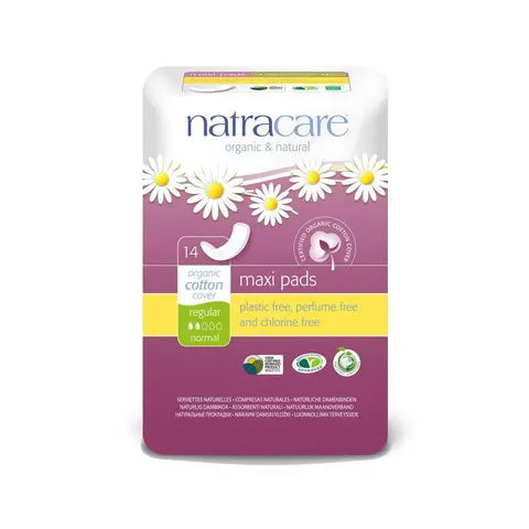 Maxi Pads Regular x14 pads (Natracare) – image 1