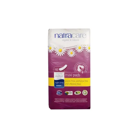 Natracare Maxi Night Compresses 10 uds – image 1