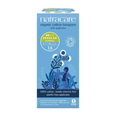 Natracare Tampons (Applicator) Regular - Organic | 16s – image 1