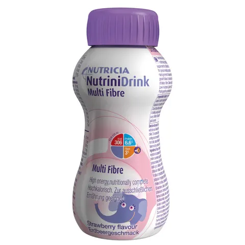 Nutrini Drink Multi Fibre Erdbeergeschmack – Bild 1