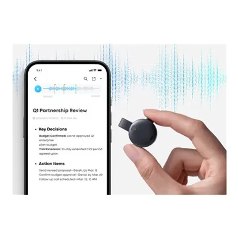 ANKER REGISTRATORE VOCALE WORK 64GB, Nero – immagine 1
