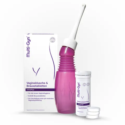 MULTI GYN Multi-Gyn Vaginaldusche Kombipack Brausetabletten – Bild 1