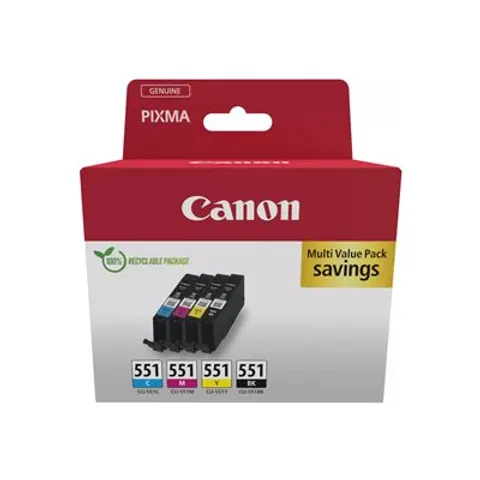 Canon CLI-551 Ink Cartridges - Black & Colour – image 1