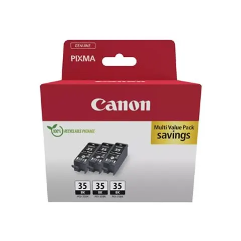 Canon PGI-35 triple pack - Schwarz - Druckerpatrone - Multipack – Bild 1