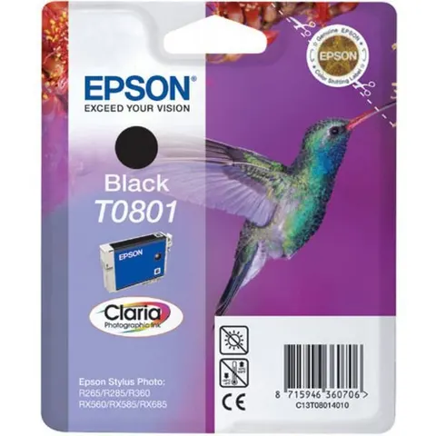 Epson T0801 - Schwarz - Druckerpatrone – C13T08014011 – Bild 1