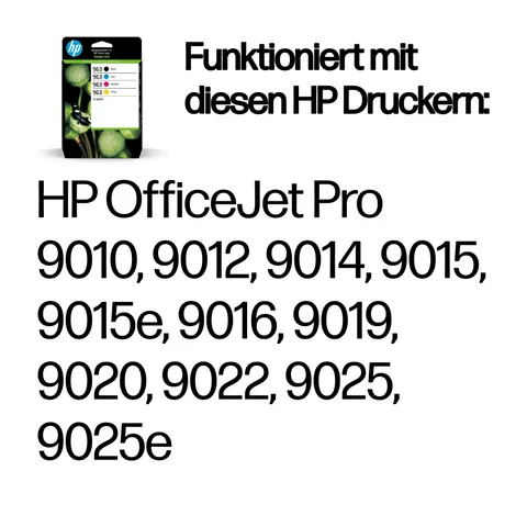 HP 963 (6ZC70AE) - 4-farbig - Druckerpatrone - Multipack – 352219 – Bild 1