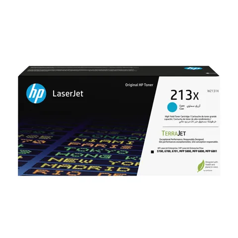 HP Original 213X Toner - cyan (W2131X) – Bild 1