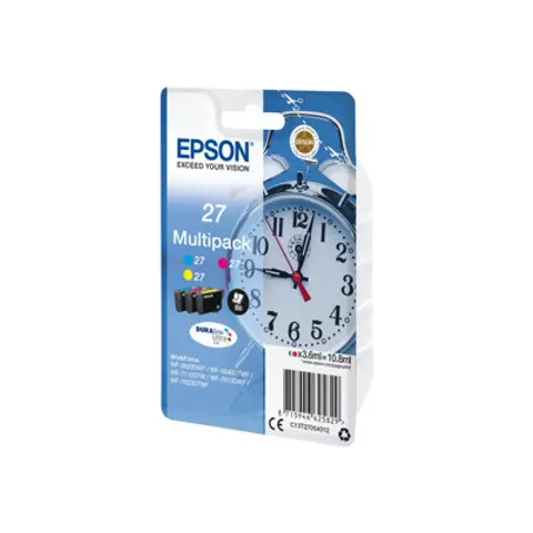 Epson Alarm clock Multipack 3-colour 27 DURABrite Ultra Ink – image 1