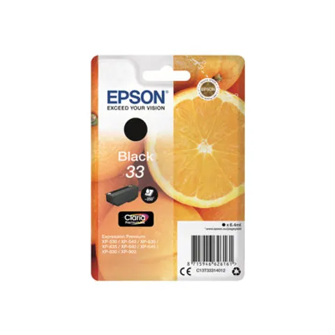 Epson Oranges 33 Claria Premium Single Black Ink – image 1