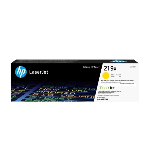 HP 219X Gelb LaserJet Tonerpatrone – Bild 1
