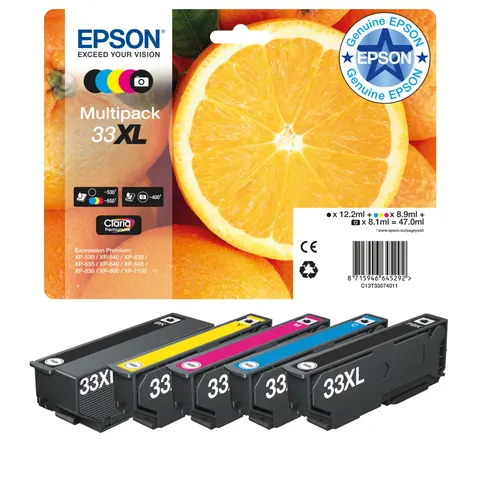 Epson 33XL (T3357) Pack 5 colores T33XL – imagen 1