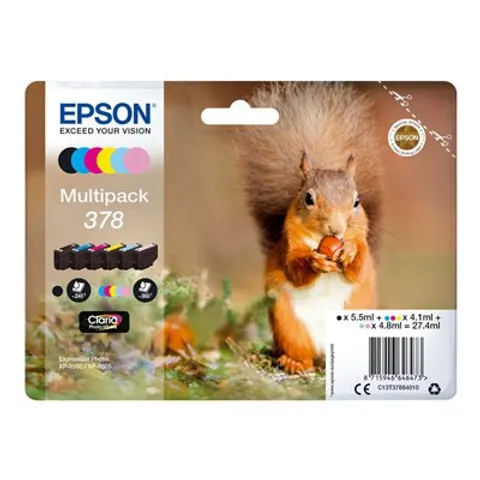 Epson 378 (C13T37884010) - 6-farbig - Druckerpatrone - Multipack – 646473 – Bild 1