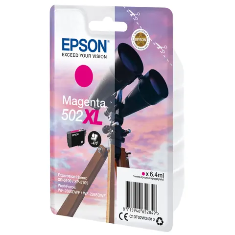 Patrone Epson 502 magenta XL T02W3 – Bild 1