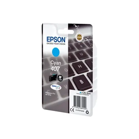 Epson 407 cartucho de tinta cian – imagen 1