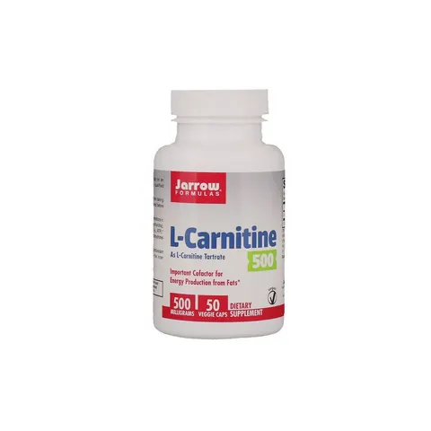 Jarrow Formulas, L-Carnitine 500, 50 Veggie Caps – image 1