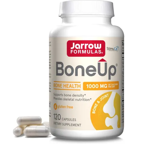 Jarrow Formulas BoneUp 1000mg Calcium D3 K2 - 120 Capsules – image 1