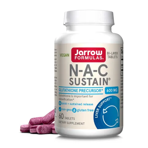 N-A-C Sustain, 600mg - 60 tabs – image 1