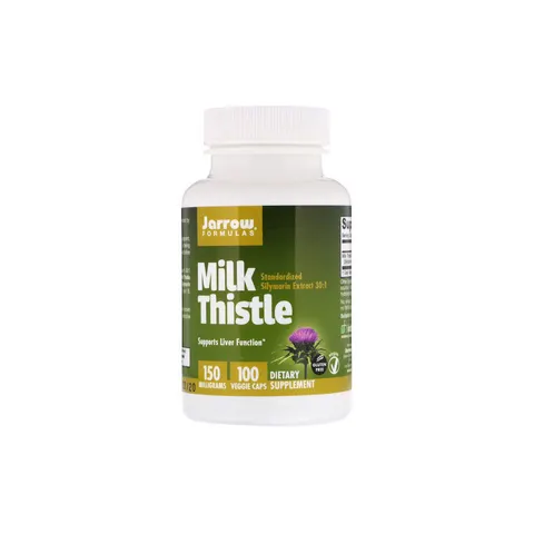 Jarrow Formulas, Milk Thistle, 150 mg, 100 Veggie Caps – image 1
