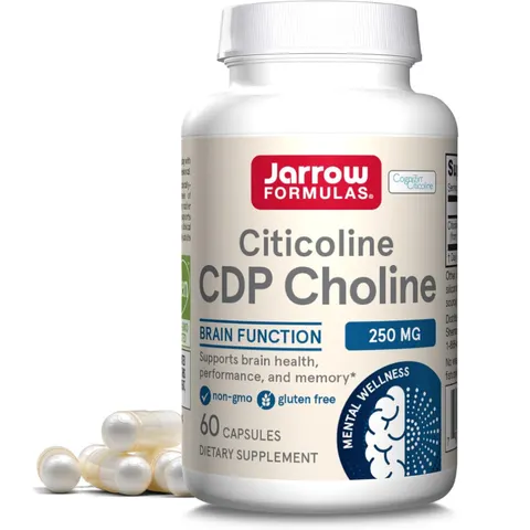 Jarrow Formulas, Citicoline, CDP Choline, 250 mg, 60 Capsules – image 1