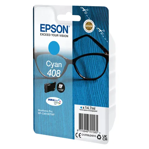 Epson 408 cartucho de tinta cian – imagen 1