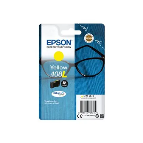 Epson 408L Spectacles DURABrite Ultra Single Yellow Ink – image 1