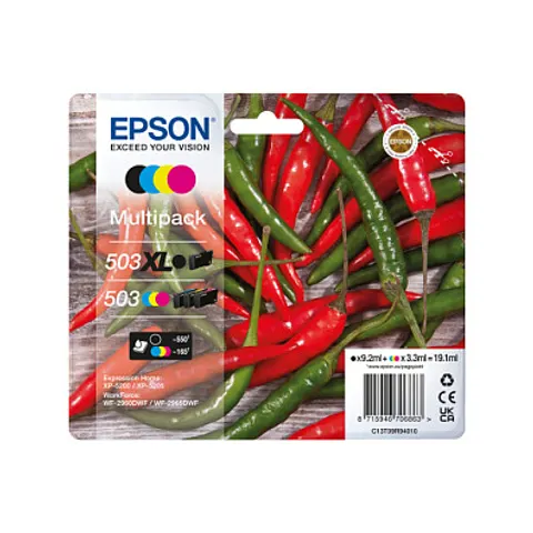 Epson Multipack 4-colours 503 XL Black/Std. CMY – 706863 – image 1