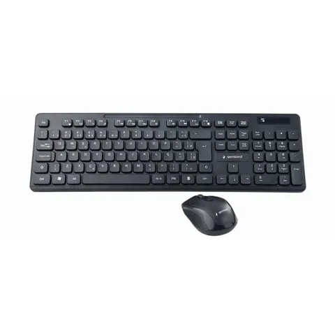 gembird Kabelloses Desktop-Set schwarz DE-Layout – Bild 1
