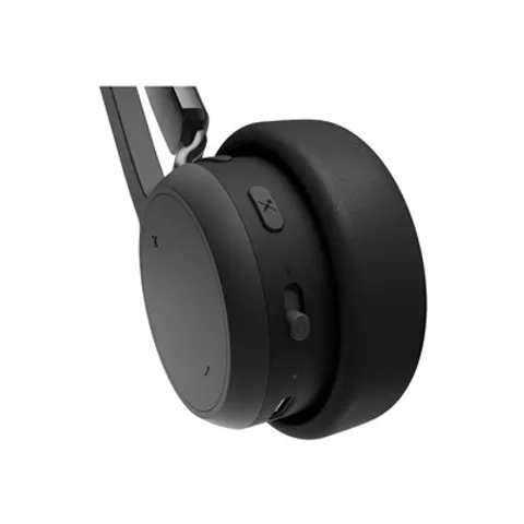 Lenovo - Headset - on-ear - wireless - black – image 1