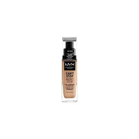 Nyx Professional Make Up CAN’T Stop WON’T Stop full coverage foundation #soft beige – image 1