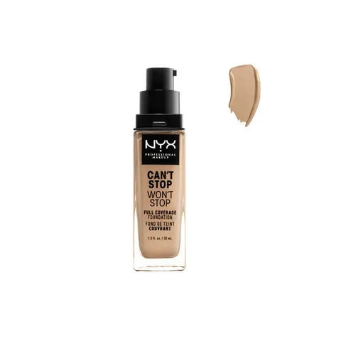 NYX Professional Makeup Can't Stop Won't Stop Full Coverage Foundation 30mL 10 Buff – image 1