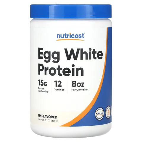 Nutricost, Egg White Protein, Unflavored, 8.1 oz (227 g) – image 1