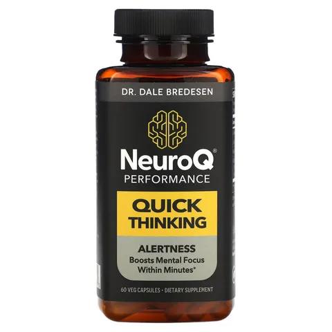 LifeSeasons, NeuroQ Performance, Quick Thinking, 60 Veg Capsules – image 1