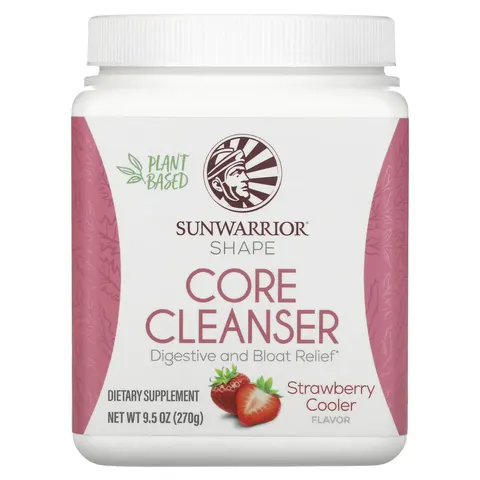 Sunwarrior, Shape, Core Cleanser, Strawberry Cooler, 9.5 oz (270 g) – image 1
