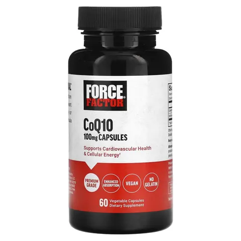 Force Factor, CoQ10, 100 mg, 60 Vegetable Capsules – image 1
