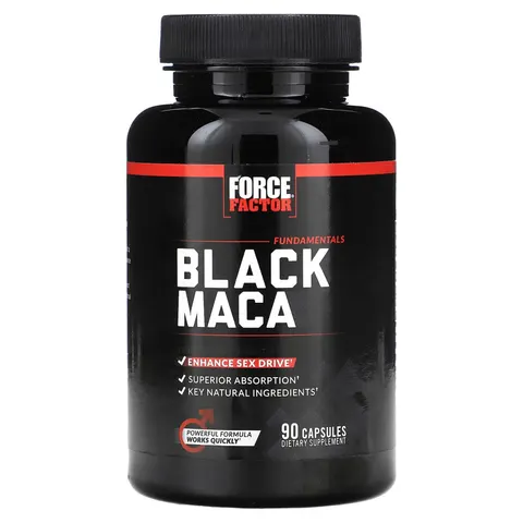 Force Factor, Black Maca, 90 Capsules – image 1