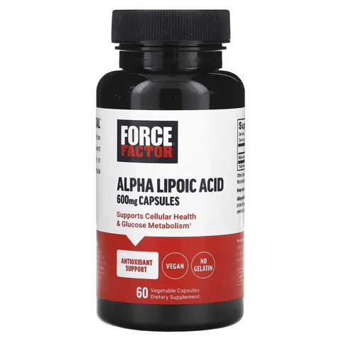 Force Factor, Alpha Lipoic Acid, 600 mg, 60 Vegetable Capsules – image 1