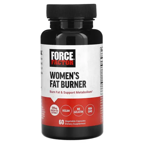 Force Factor, Women's Fat Burner, 60 Vegetable Capsules – image 1