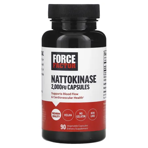 Force Factor, Nattokinase, 2,000 FU, 90 Vegetable Capsules – image 1