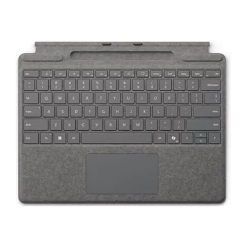 Microsoft Surface Pro Keyboard mit Stiftaufbewahrung - platin – Bild 1