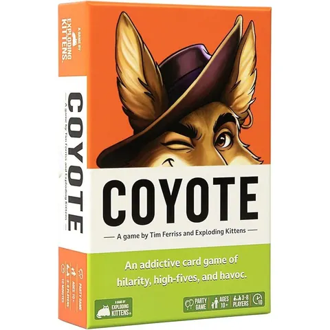 Coyote Card Game - Fast-Paced Bluffing Game for 2-6 Players, Ages 10+, by Exploding Kittens – image 1