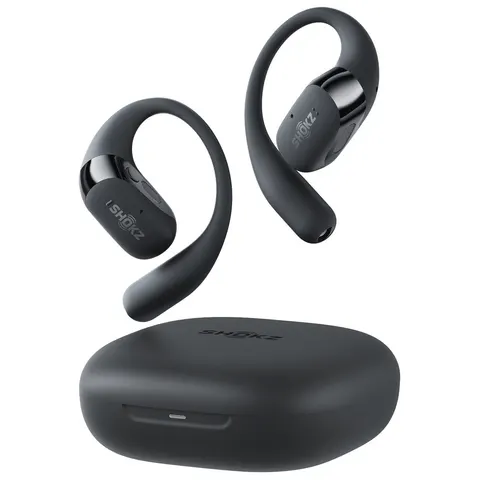 SHOKZ OpenFit 2+ True Wireless-Kopfhörer mit Mikrofon - schwarz – Bild 1