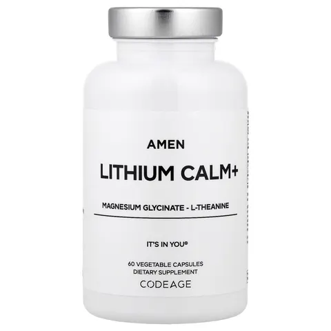 Codeage, Amen Lithium Calm+, 60 Vegetable Capsules – image 1