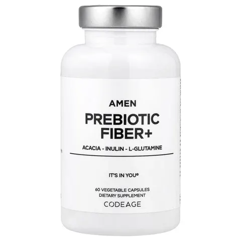 Codeage, Amen Prebiotic Fiber+, 60 Vegetable Capsules – image 1