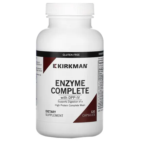 Kirkman Labs, Enzyme Complete With DPP-IV, 120 Capsules – image 1