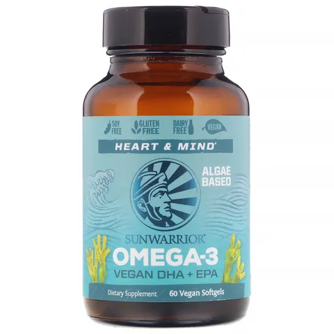 Sunwarrior Omega-3 DHA e EPA vegano - 60 opercoli – immagine 1